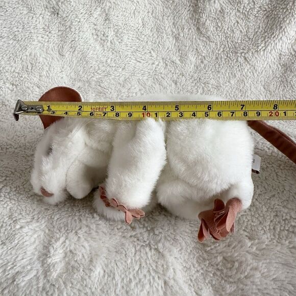 Folkmanis White Mouse Rat Hand Puppet Plush Folktails Storytelling Long Tail 8” - Picture 5 of 5